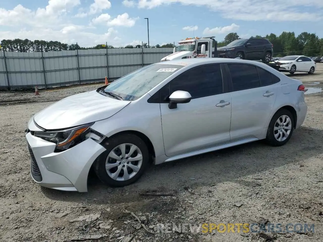 1 fotografías del automóvil dañado 5YFEPMAE4MP163118 TOYOTA COROLLA 2021