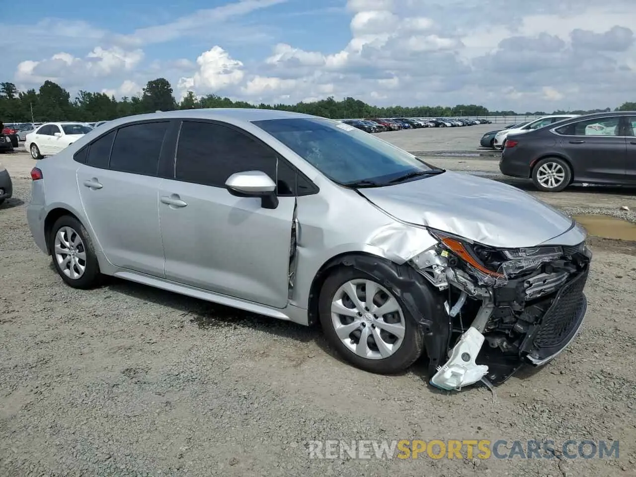 4 fotografías del automóvil dañado 5YFEPMAE4MP163118 TOYOTA COROLLA 2021