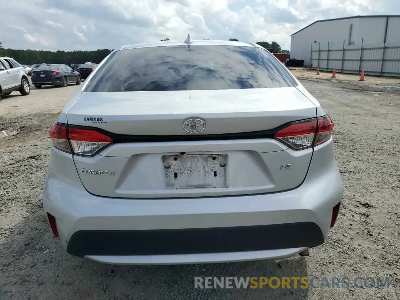 6 fotografías del automóvil dañado 5YFEPMAE4MP163118 TOYOTA COROLLA 2021