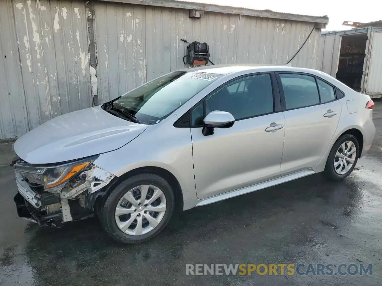 1 fotografías del automóvil dañado 5YFEPMAE4MP163121 TOYOTA COROLLA 2021