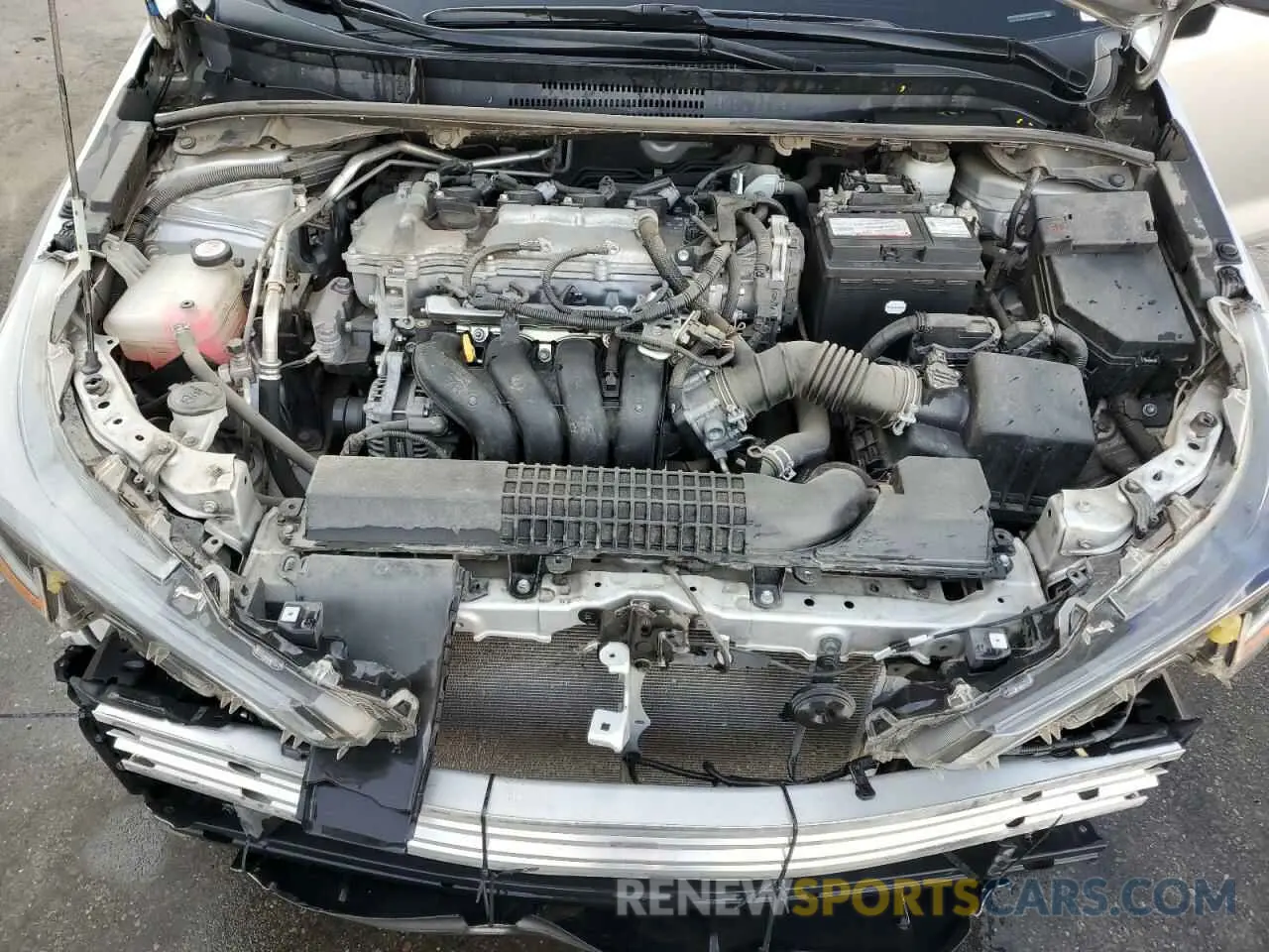 11 fotografías del automóvil dañado 5YFEPMAE4MP163121 TOYOTA COROLLA 2021