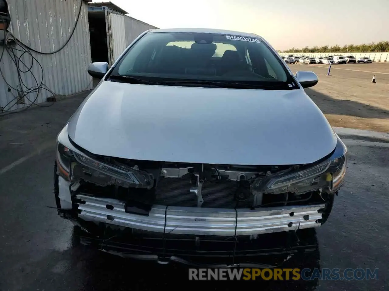 5 fotografías del automóvil dañado 5YFEPMAE4MP163121 TOYOTA COROLLA 2021