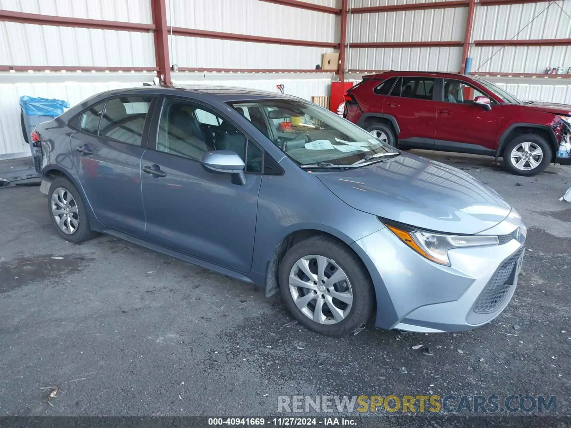 1 fotografías del automóvil dañado 5YFEPMAE4MP163331 TOYOTA COROLLA 2021