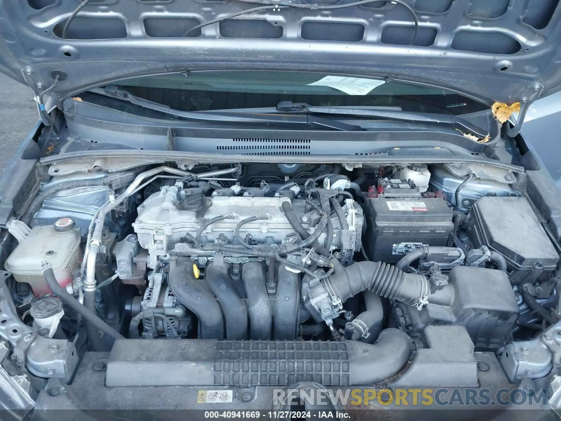 10 fotografías del automóvil dañado 5YFEPMAE4MP163331 TOYOTA COROLLA 2021
