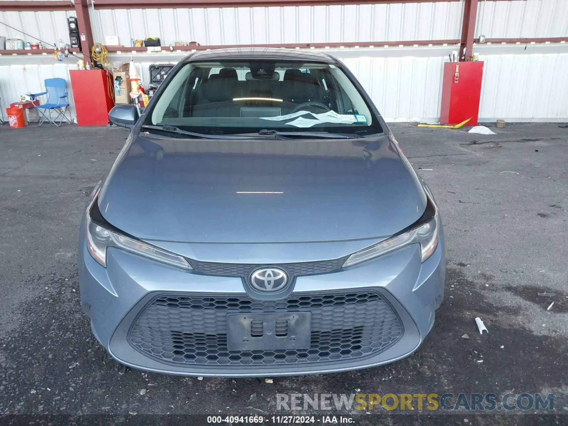 13 fotografías del automóvil dañado 5YFEPMAE4MP163331 TOYOTA COROLLA 2021