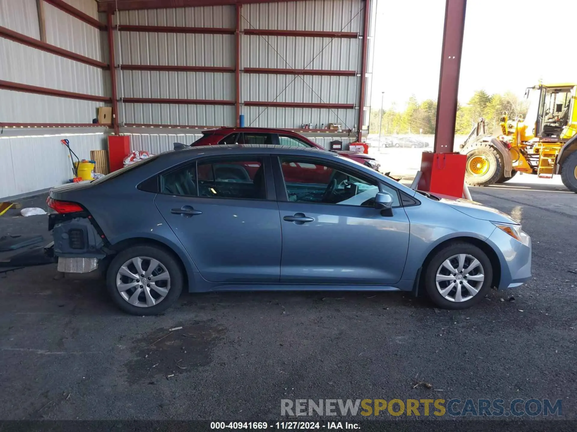 14 fotografías del automóvil dañado 5YFEPMAE4MP163331 TOYOTA COROLLA 2021