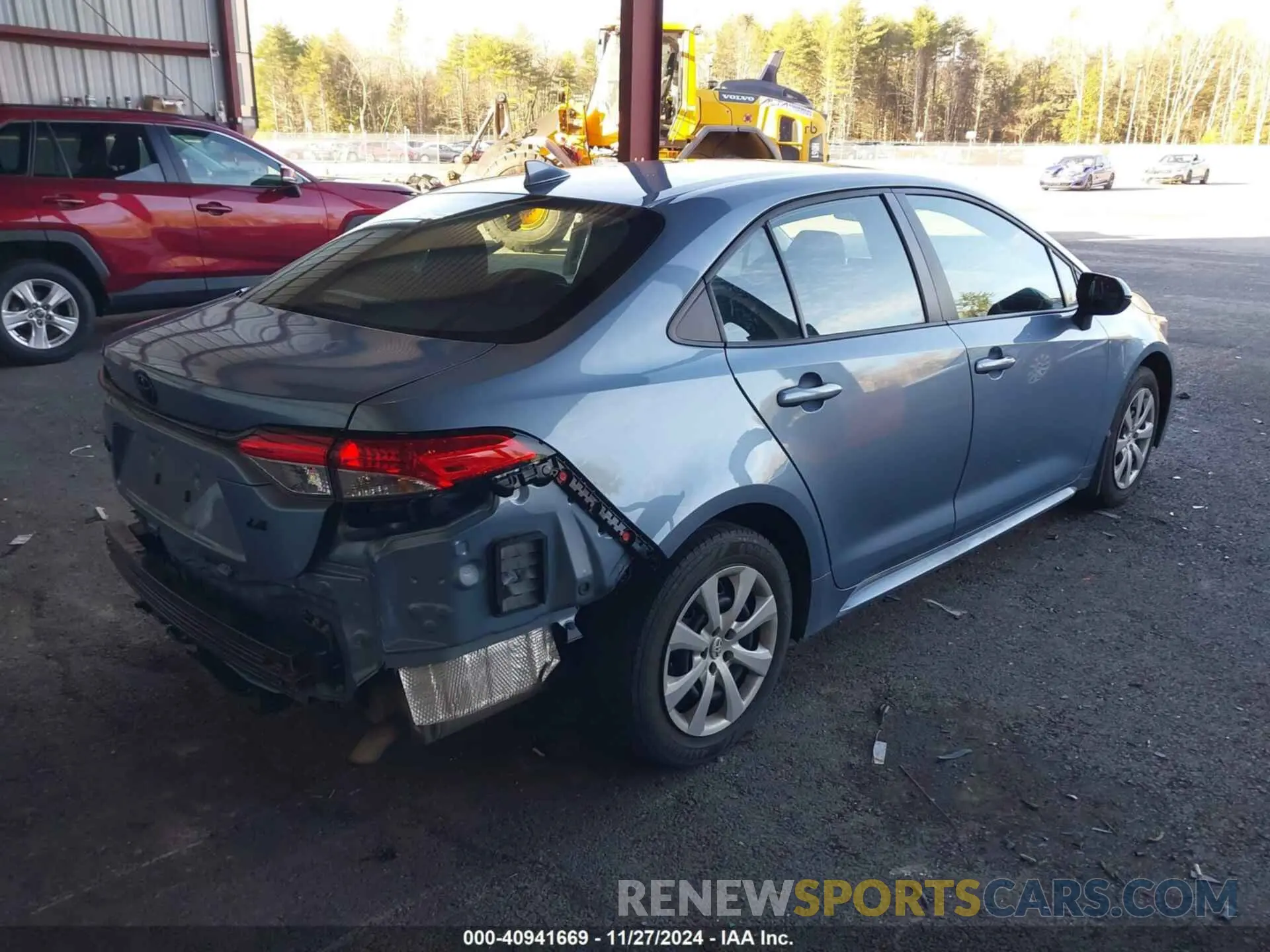 4 fotografías del automóvil dañado 5YFEPMAE4MP163331 TOYOTA COROLLA 2021