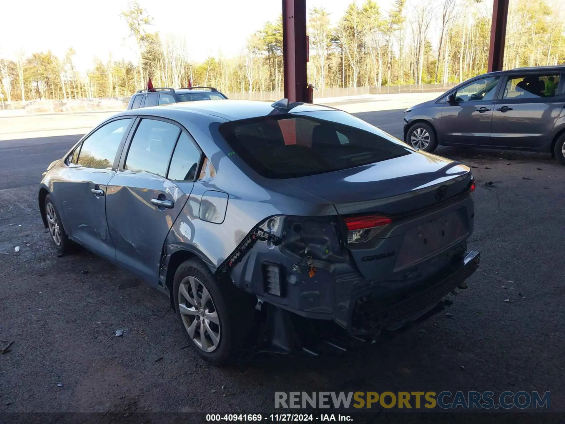 6 fotografías del automóvil dañado 5YFEPMAE4MP163331 TOYOTA COROLLA 2021