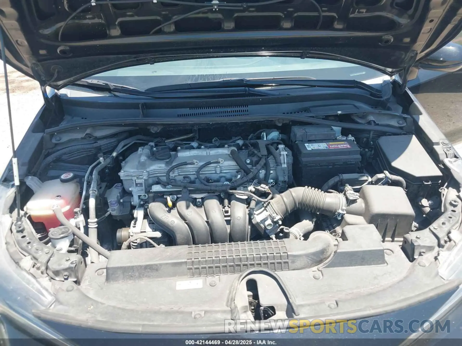 10 fotografías del automóvil dañado 5YFEPMAE4MP171641 TOYOTA COROLLA 2021