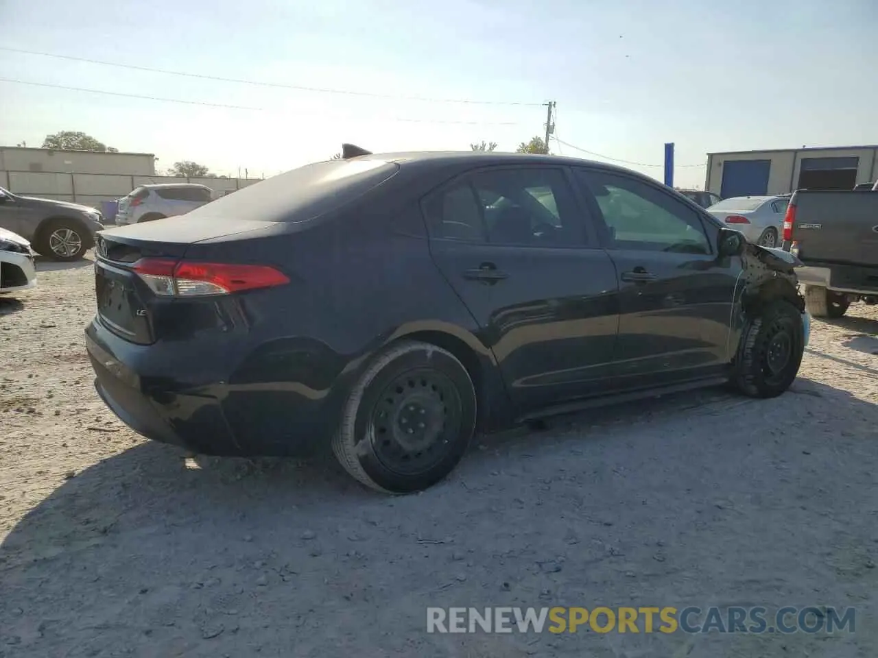 3 fotografías del automóvil dañado 5YFEPMAE4MP173521 TOYOTA COROLLA 2021
