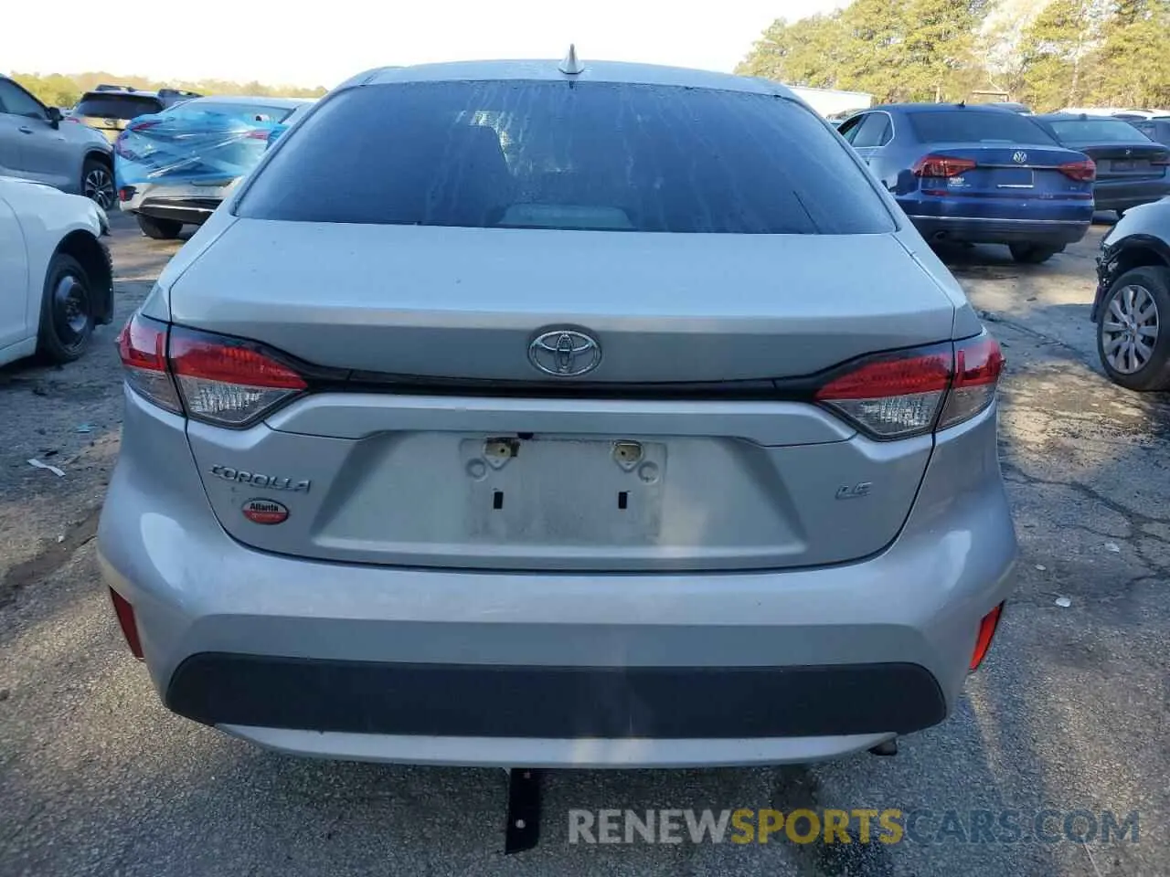 6 fotografías del automóvil dañado 5YFEPMAE4MP173860 TOYOTA COROLLA 2021