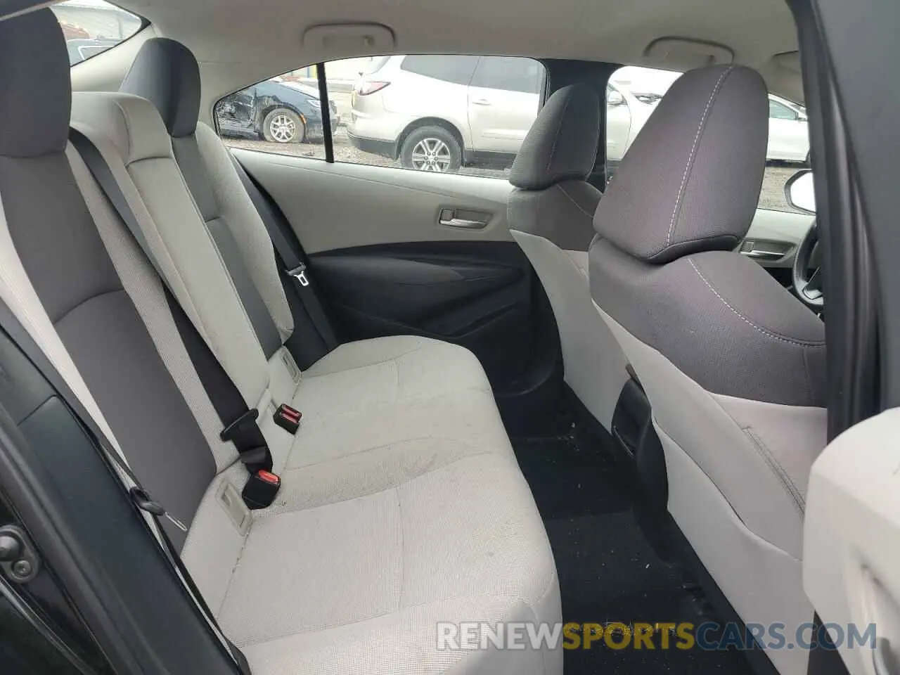 10 fotografías del automóvil dañado 5YFEPMAE4MP176550 TOYOTA COROLLA 2021