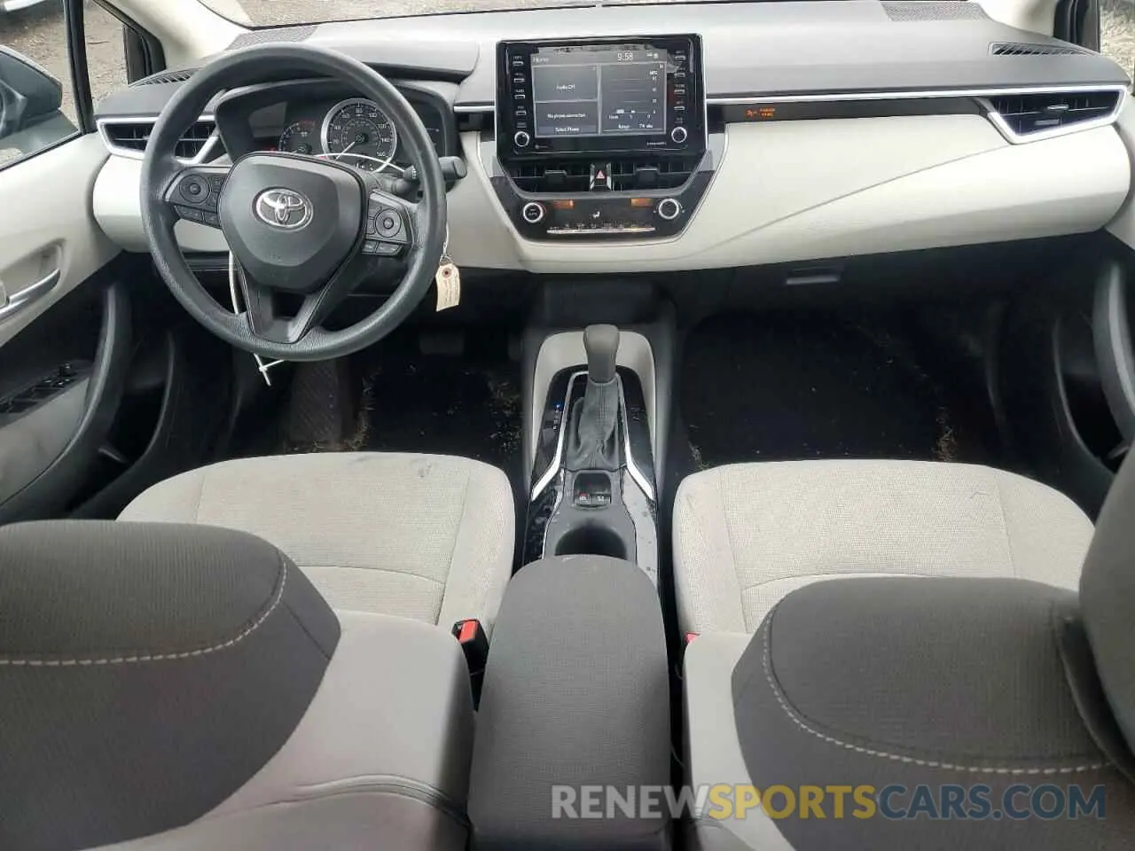 8 fotografías del automóvil dañado 5YFEPMAE4MP176550 TOYOTA COROLLA 2021