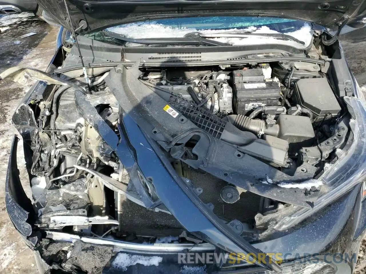 11 fotografías del automóvil dañado 5YFEPMAE4MP177231 TOYOTA COROLLA 2021