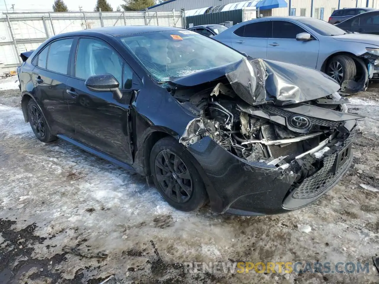 4 fotografías del automóvil dañado 5YFEPMAE4MP177231 TOYOTA COROLLA 2021
