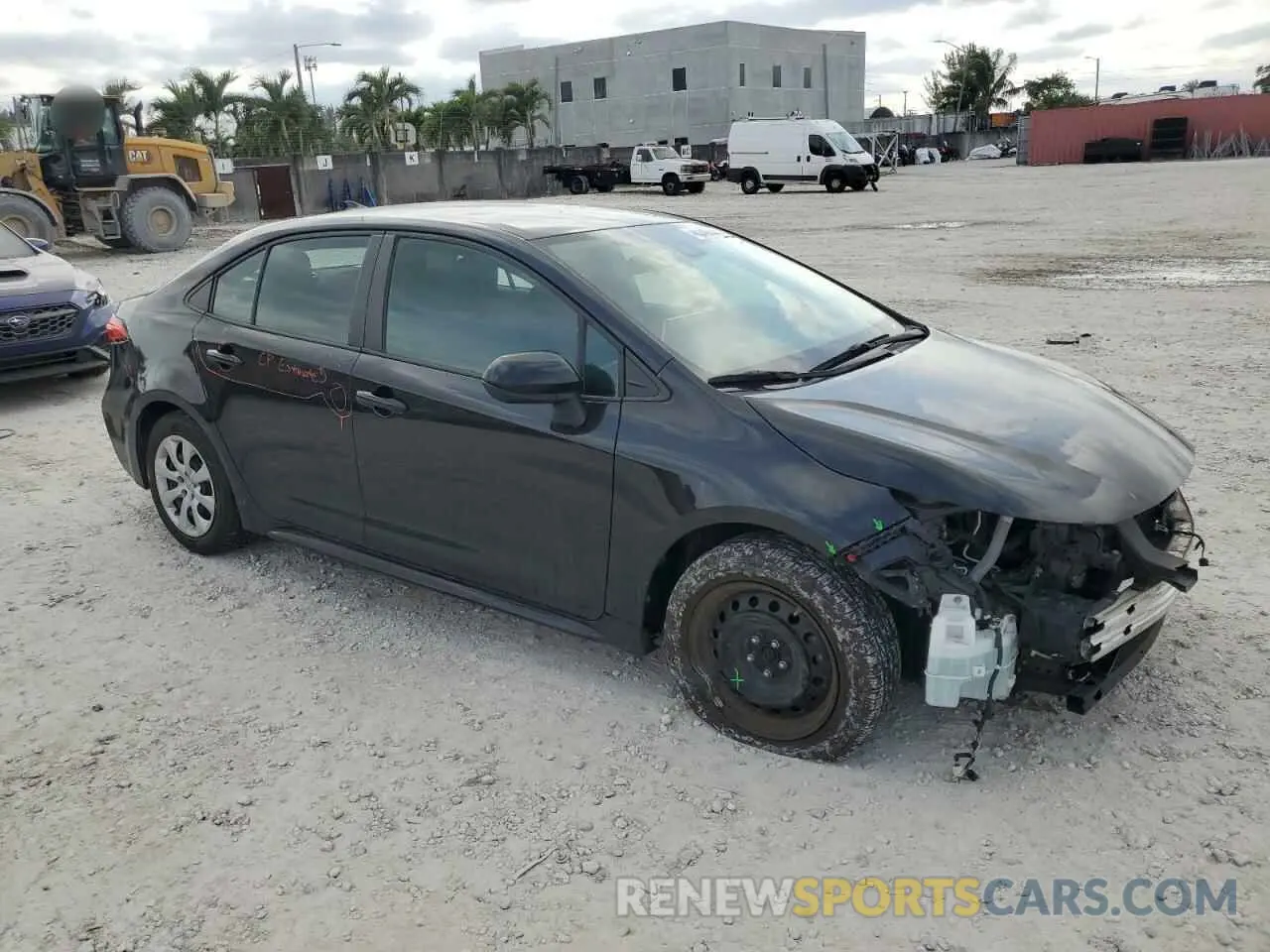 4 fotografías del automóvil dañado 5YFEPMAE4MP177469 TOYOTA COROLLA 2021