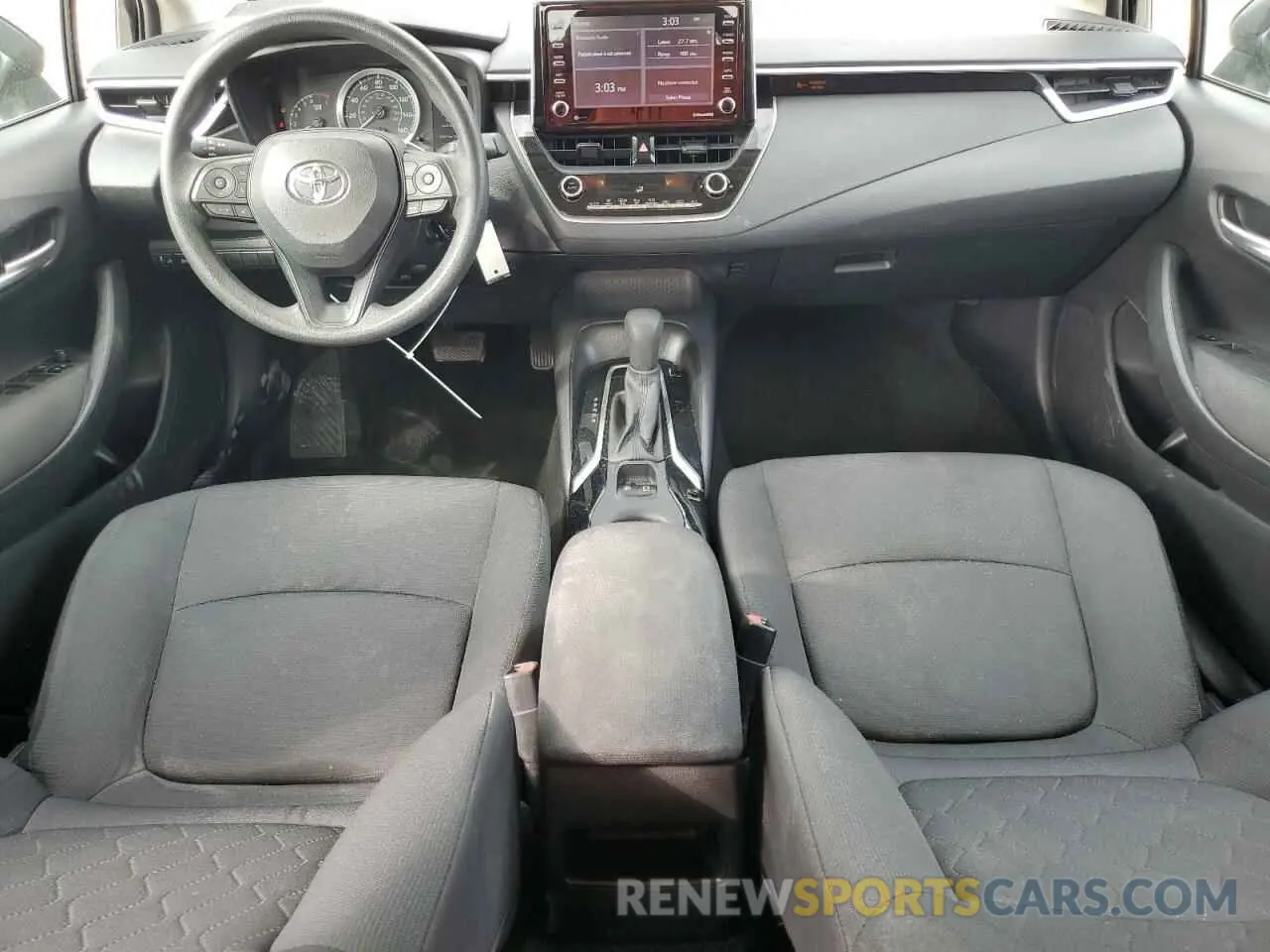8 fotografías del automóvil dañado 5YFEPMAE4MP177469 TOYOTA COROLLA 2021