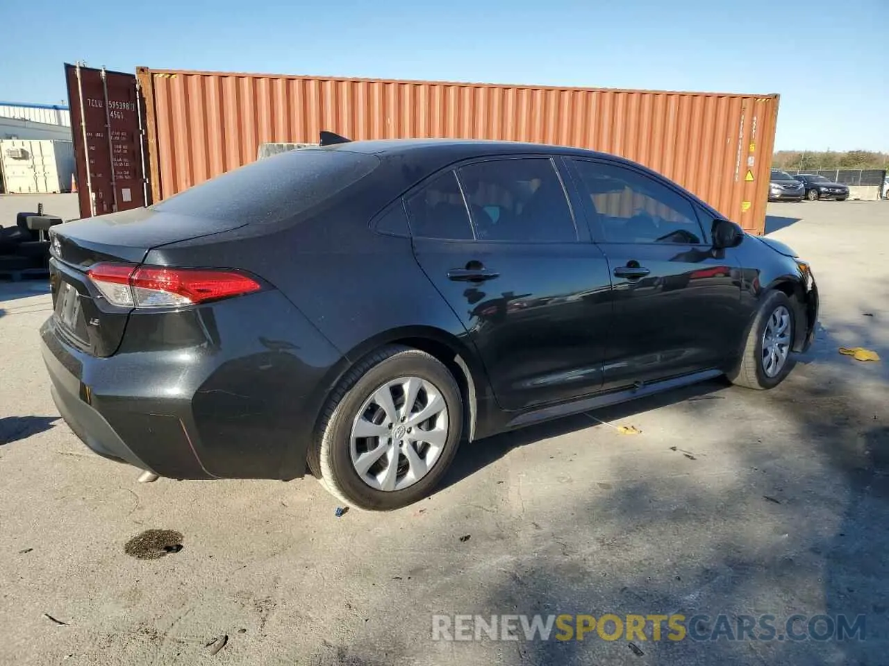 3 fotografías del automóvil dañado 5YFEPMAE4MP177892 TOYOTA COROLLA 2021