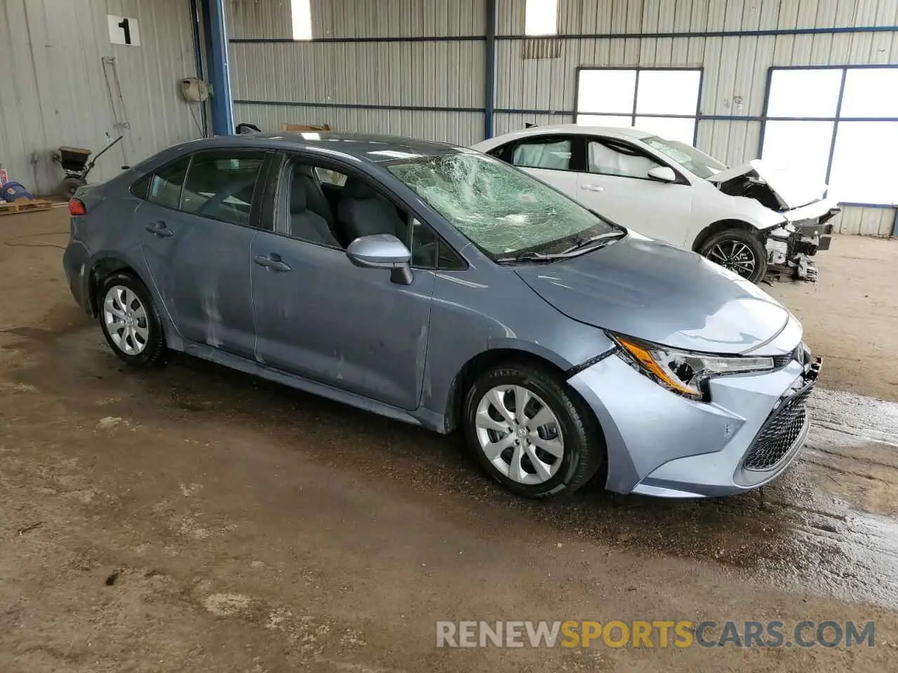 4 fotografías del automóvil dañado 5YFEPMAE4MP179416 TOYOTA COROLLA 2021