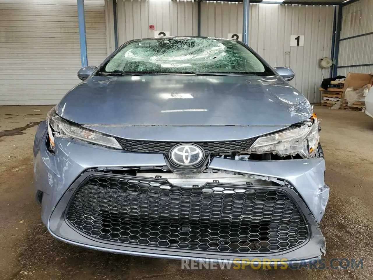 5 fotografías del automóvil dañado 5YFEPMAE4MP179416 TOYOTA COROLLA 2021