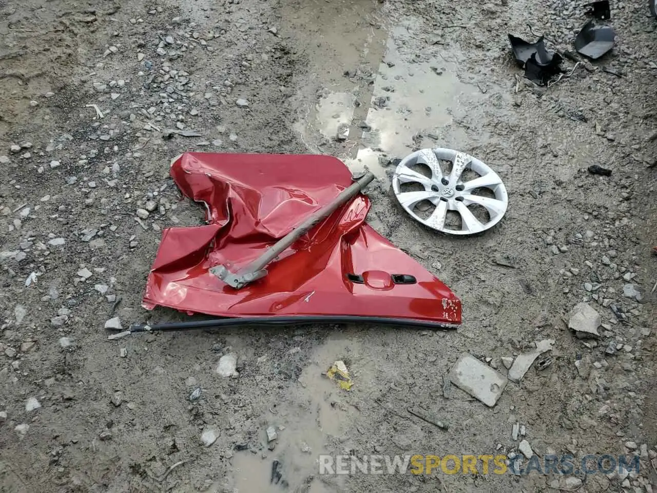 12 fotografías del automóvil dañado 5YFEPMAE4MP182526 TOYOTA COROLLA 2021