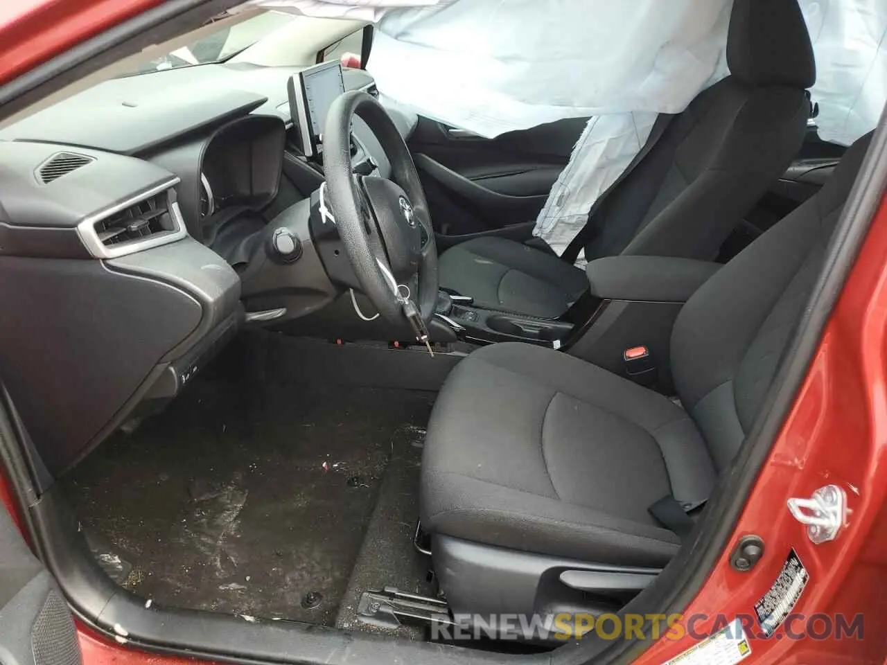7 fotografías del automóvil dañado 5YFEPMAE4MP182526 TOYOTA COROLLA 2021