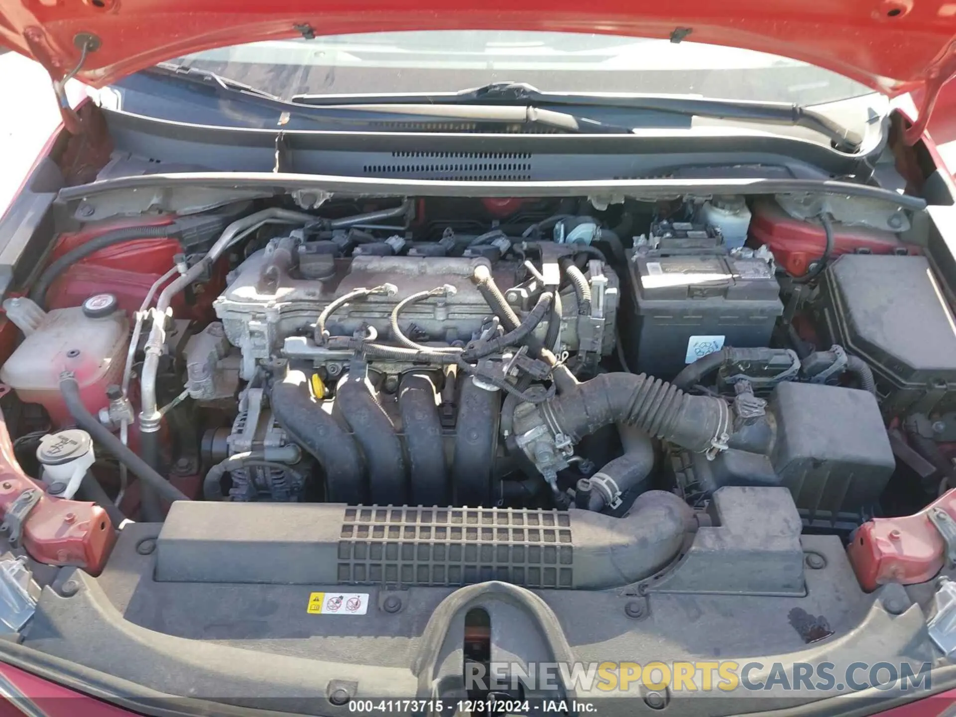 10 fotografías del automóvil dañado 5YFEPMAE4MP184096 TOYOTA COROLLA 2021