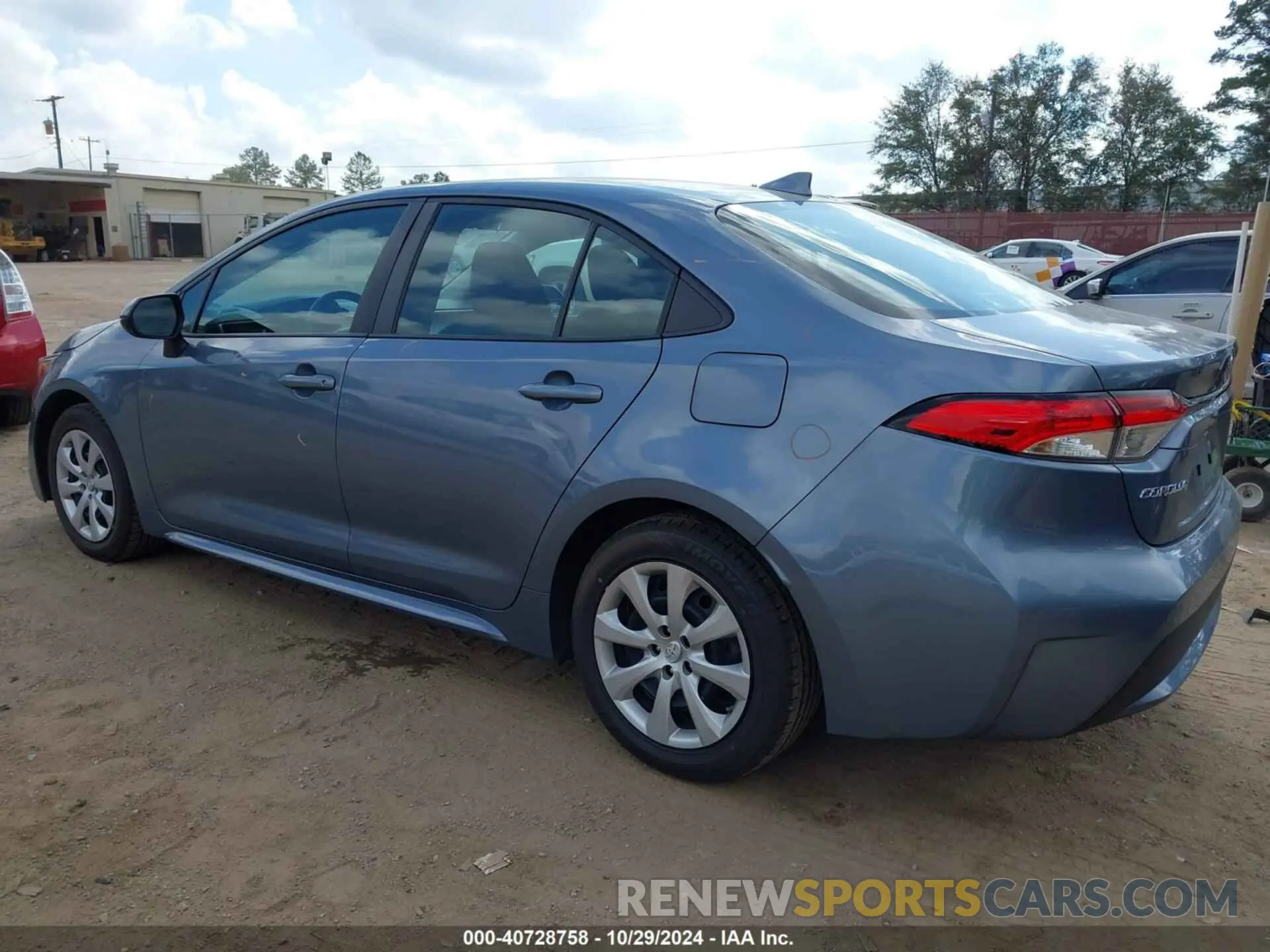 3 fotografías del automóvil dañado 5YFEPMAE4MP187838 TOYOTA COROLLA 2021