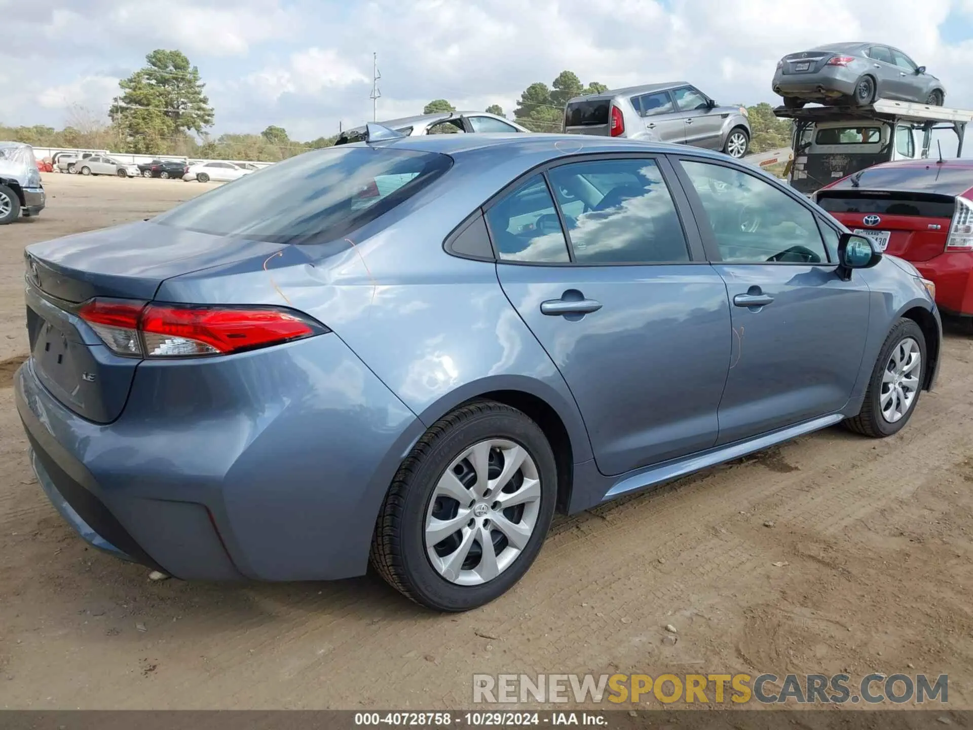 4 fotografías del automóvil dañado 5YFEPMAE4MP187838 TOYOTA COROLLA 2021