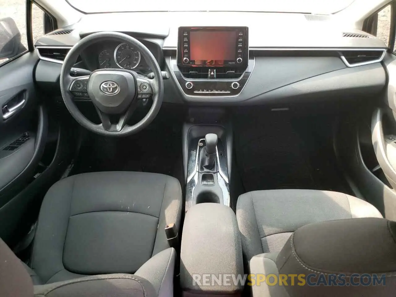 8 fotografías del automóvil dañado 5YFEPMAE4MP189170 TOYOTA COROLLA 2021