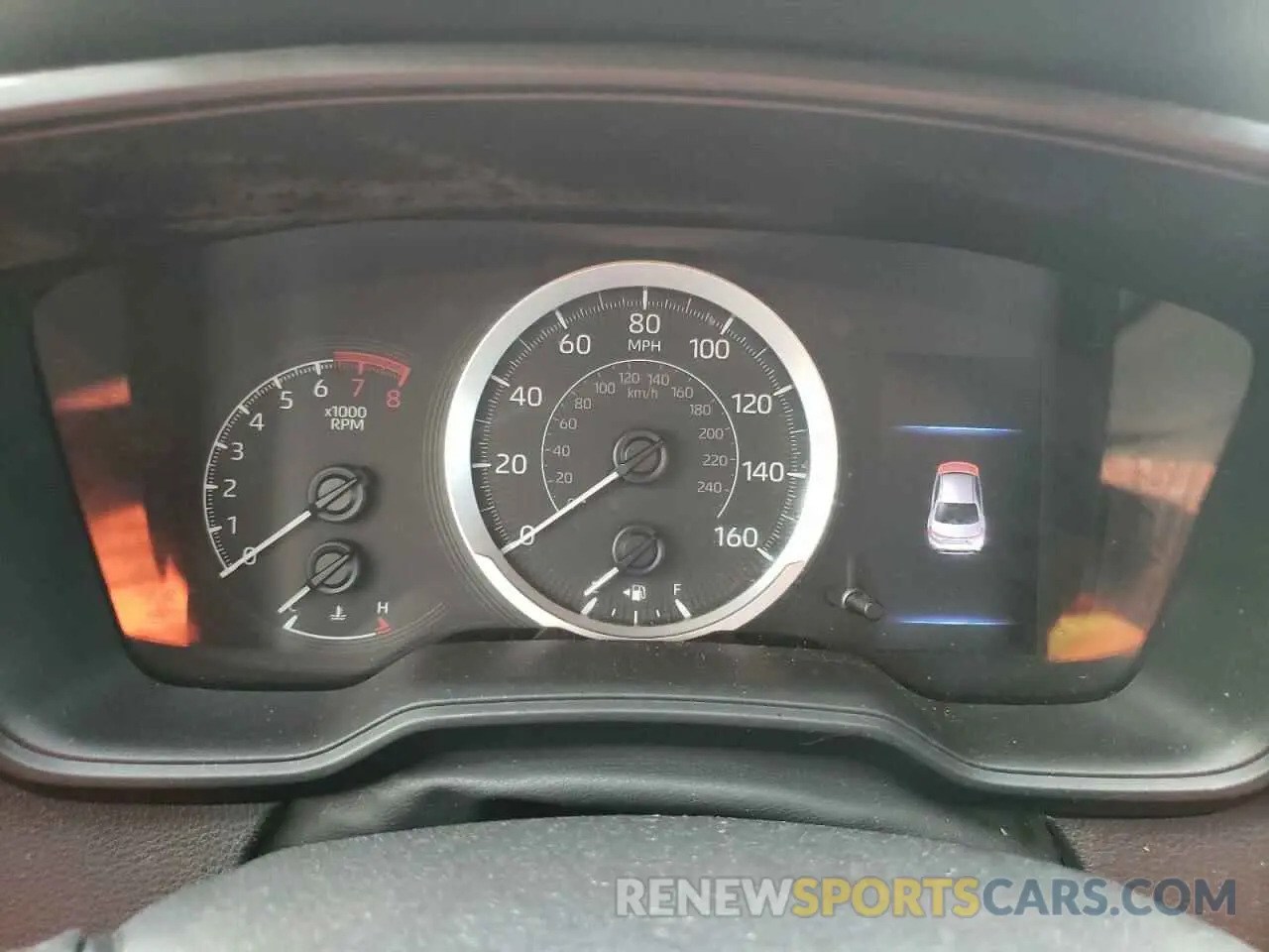 9 fotografías del automóvil dañado 5YFEPMAE4MP189170 TOYOTA COROLLA 2021