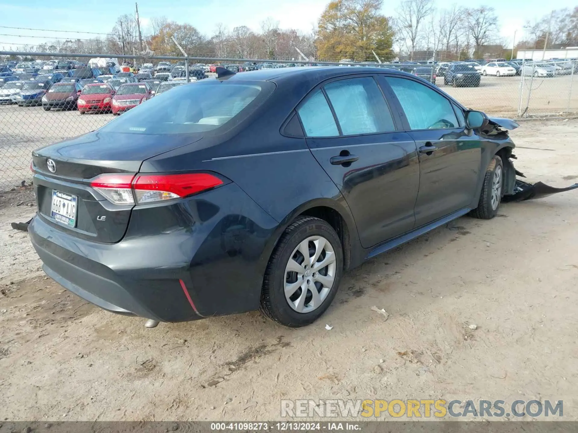 4 fotografías del automóvil dañado 5YFEPMAE4MP199116 TOYOTA COROLLA 2021
