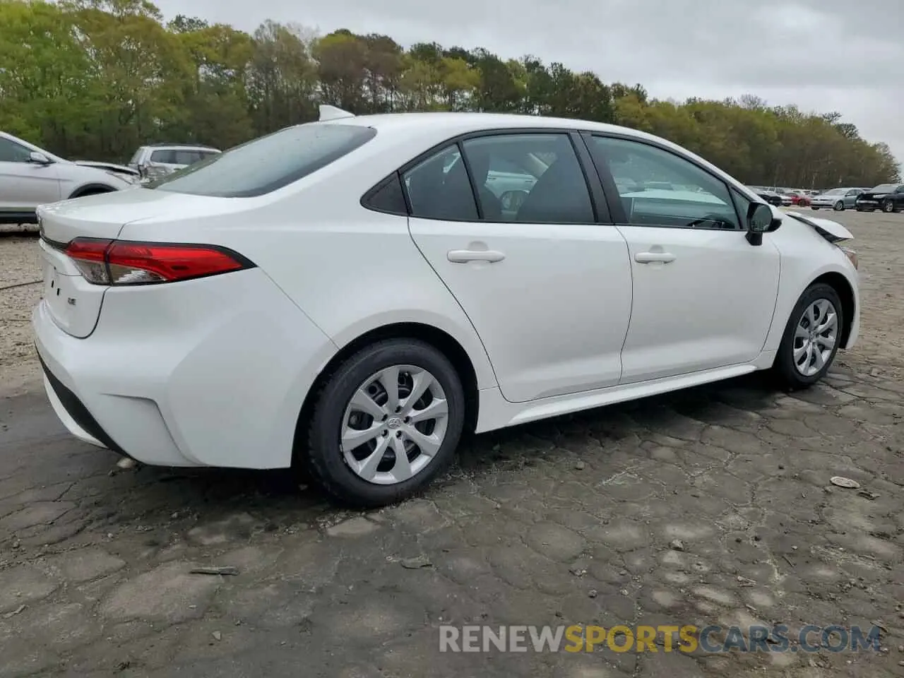 3 fotografías del automóvil dañado 5YFEPMAE4MP201785 TOYOTA COROLLA 2021