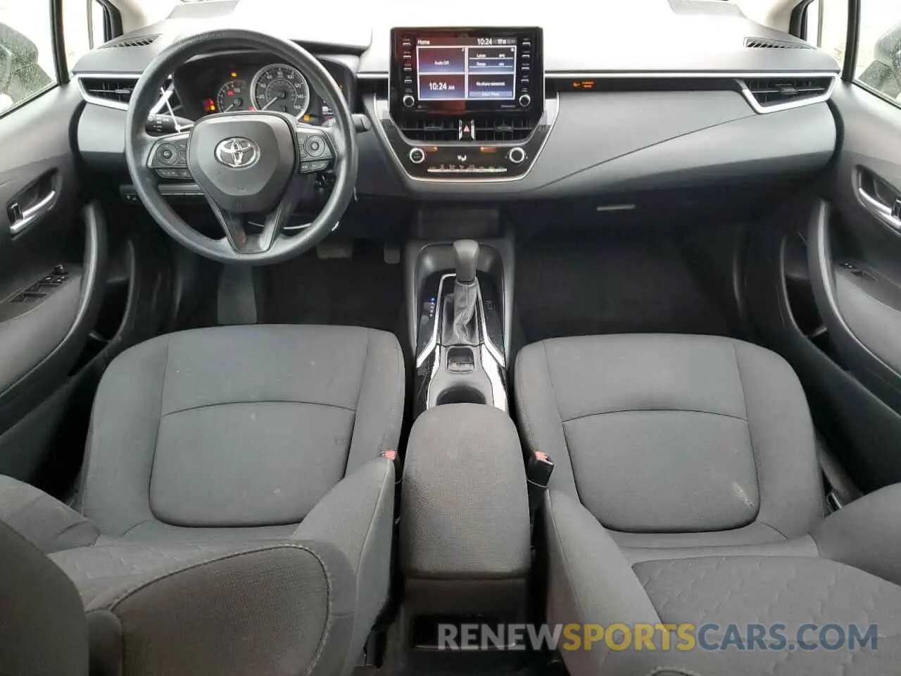 8 fotografías del automóvil dañado 5YFEPMAE4MP201785 TOYOTA COROLLA 2021