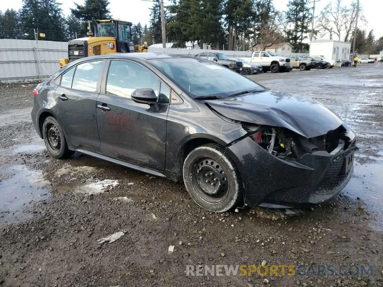 4 fotografías del automóvil dañado 5YFEPMAE4MP203746 TOYOTA COROLLA 2021