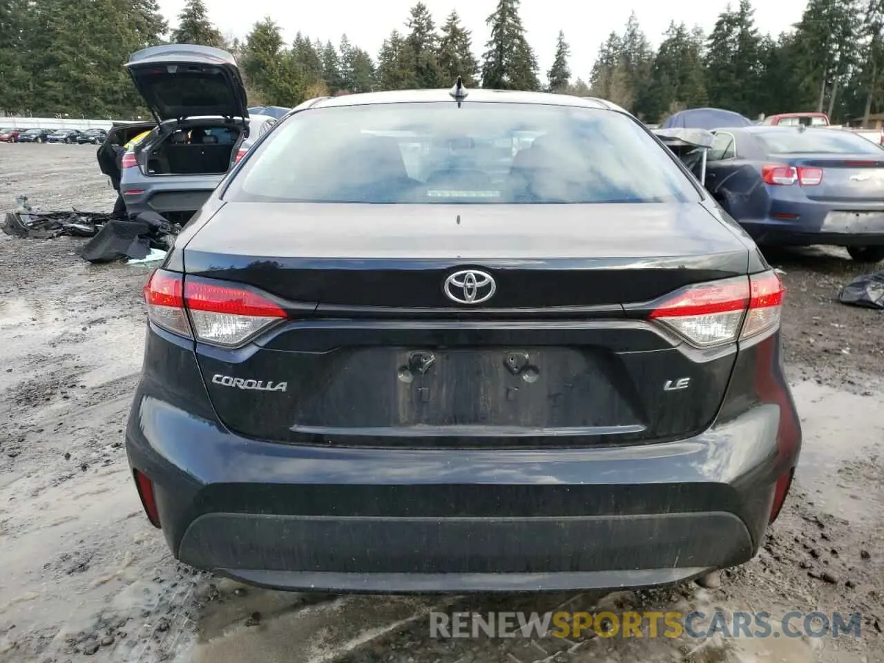 6 fotografías del automóvil dañado 5YFEPMAE4MP203746 TOYOTA COROLLA 2021