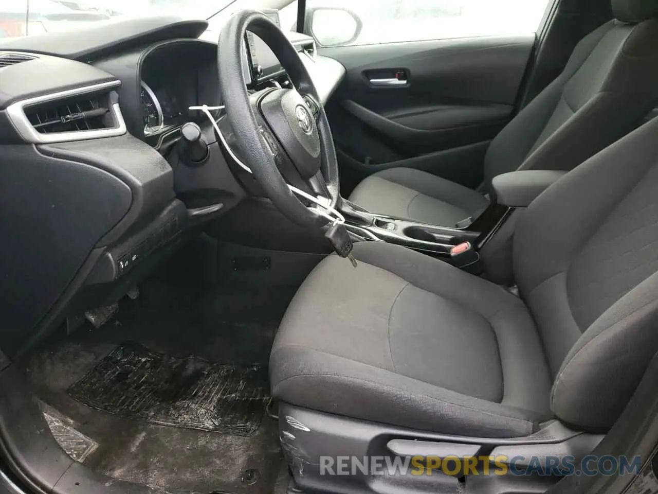 7 fotografías del automóvil dañado 5YFEPMAE4MP203746 TOYOTA COROLLA 2021