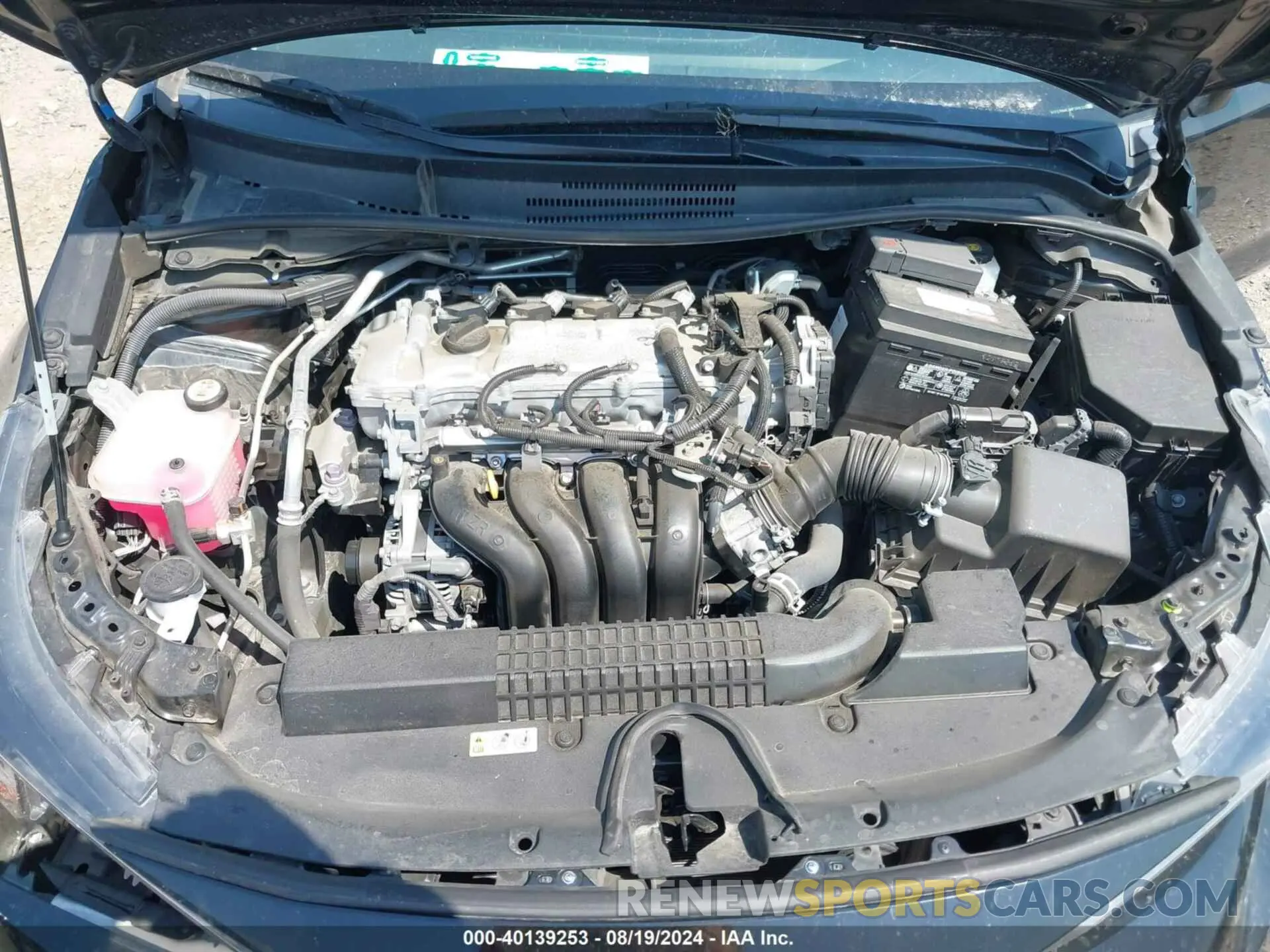 10 fotografías del automóvil dañado 5YFEPMAE4MP209126 TOYOTA COROLLA 2021