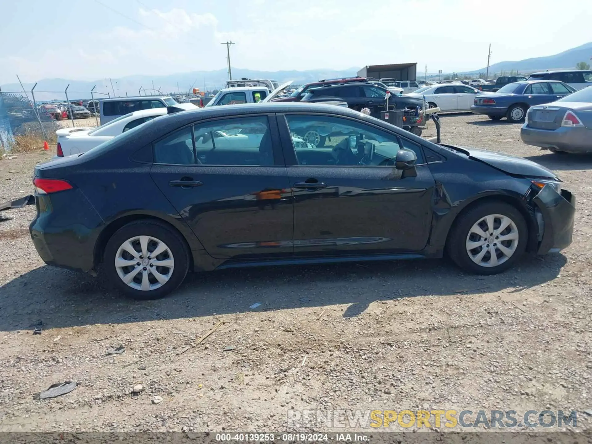 13 fotografías del automóvil dañado 5YFEPMAE4MP209126 TOYOTA COROLLA 2021