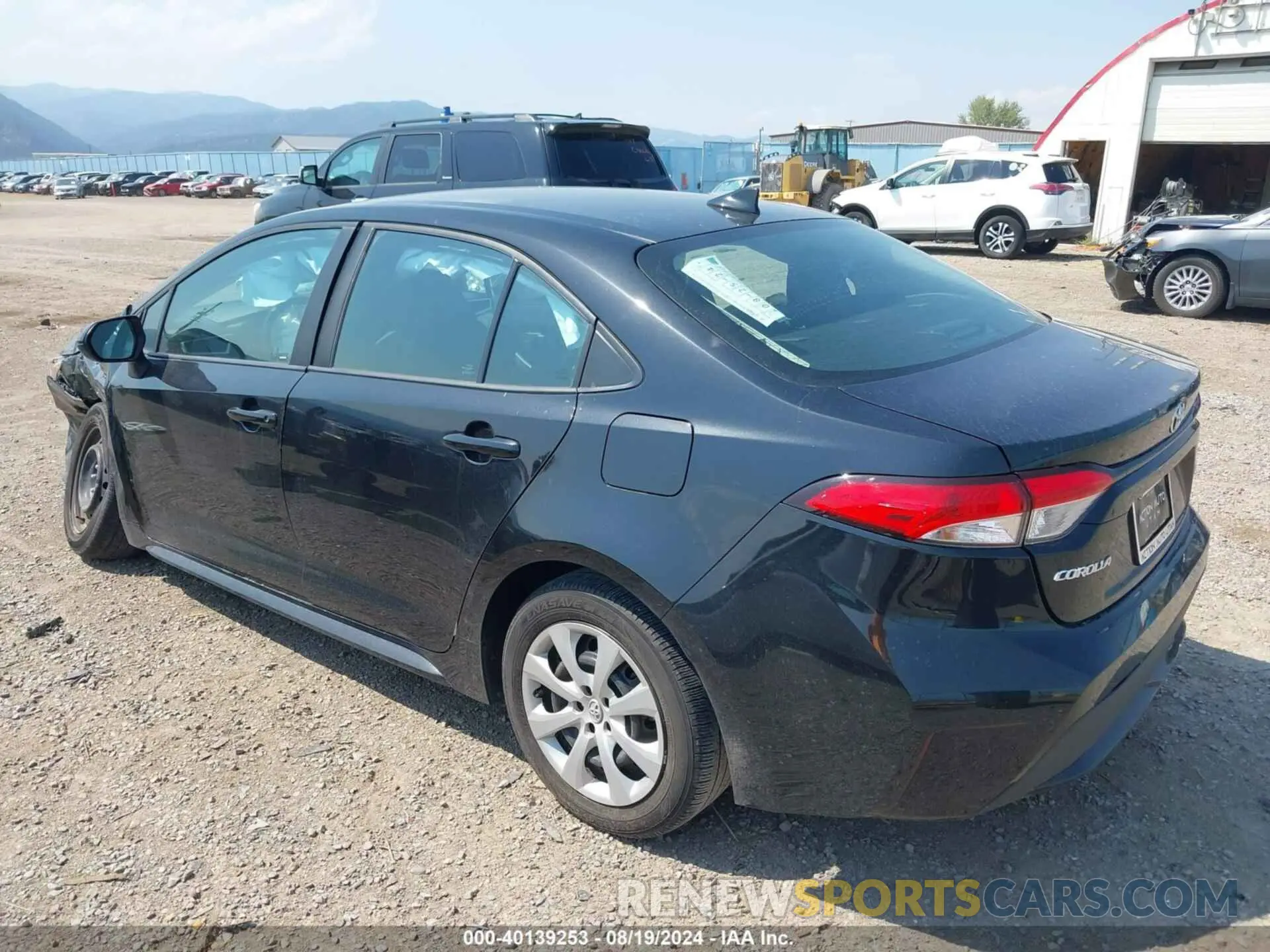 3 fotografías del automóvil dañado 5YFEPMAE4MP209126 TOYOTA COROLLA 2021