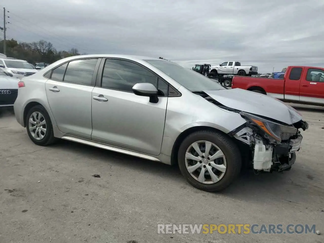 4 fotografías del automóvil dañado 5YFEPMAE4MP213323 TOYOTA COROLLA 2021
