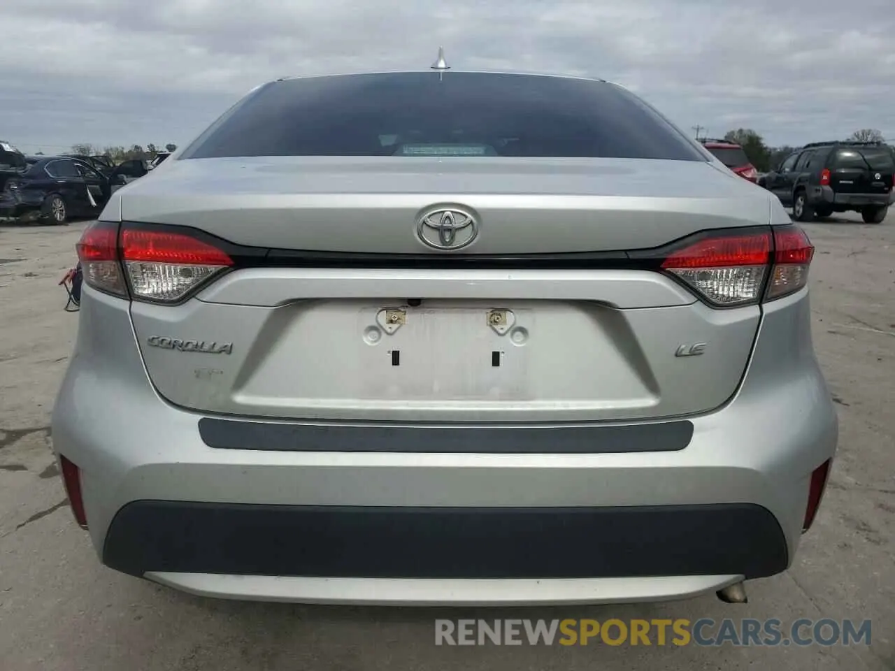 6 fotografías del automóvil dañado 5YFEPMAE4MP213323 TOYOTA COROLLA 2021