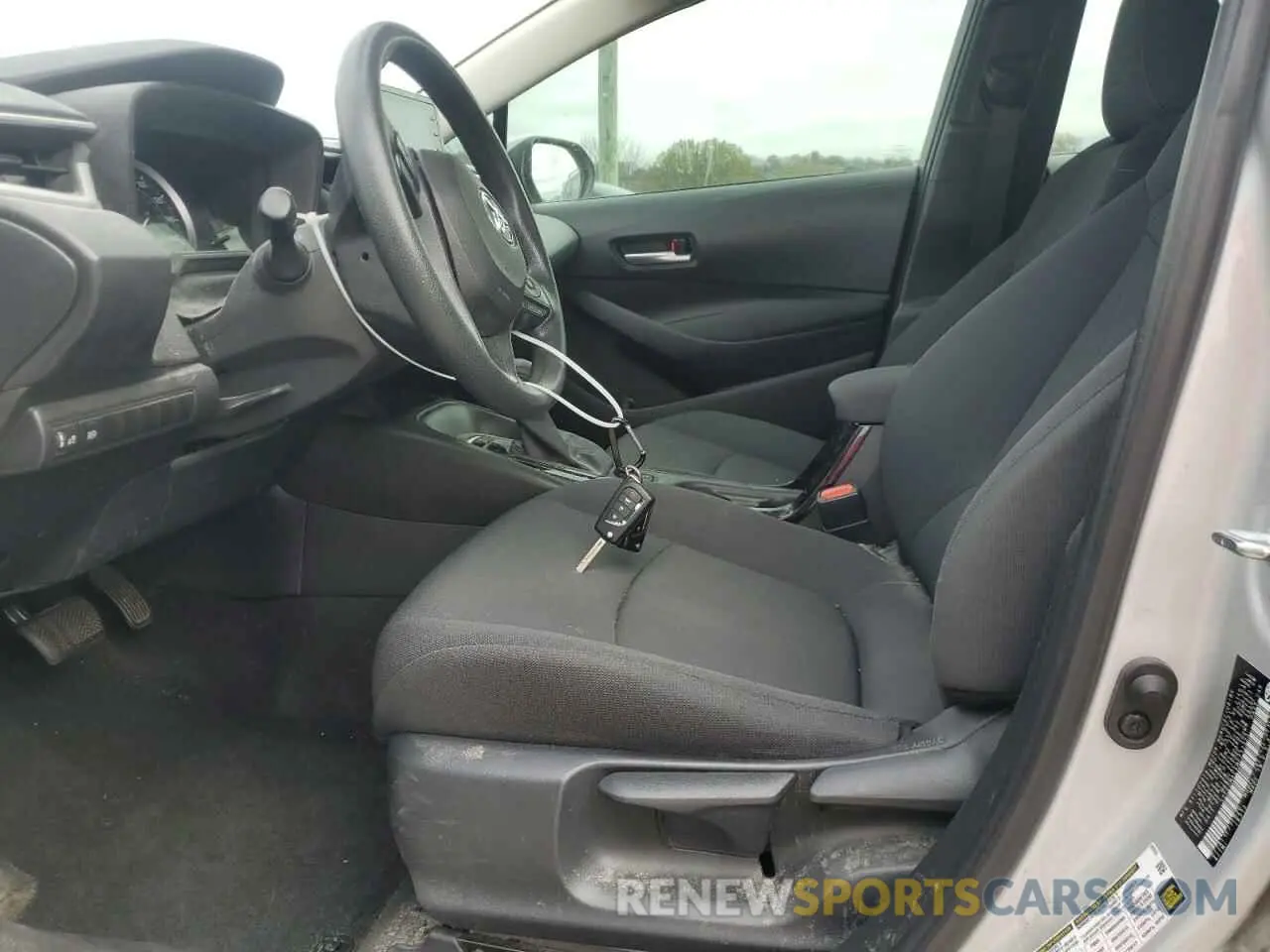 7 fotografías del automóvil dañado 5YFEPMAE4MP213323 TOYOTA COROLLA 2021