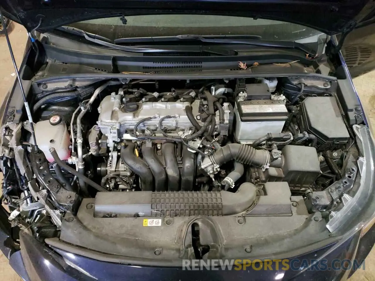 11 fotografías del automóvil dañado 5YFEPMAE4MP223513 TOYOTA COROLLA 2021