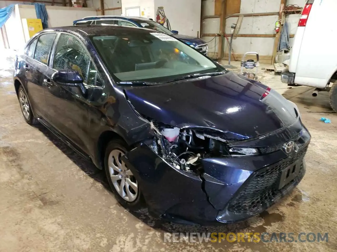 4 fotografías del automóvil dañado 5YFEPMAE4MP223513 TOYOTA COROLLA 2021