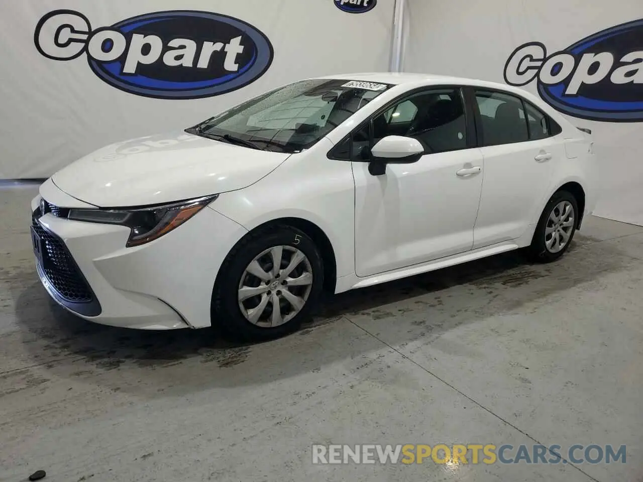 1 fotografías del automóvil dañado 5YFEPMAE4MP223575 TOYOTA COROLLA 2021