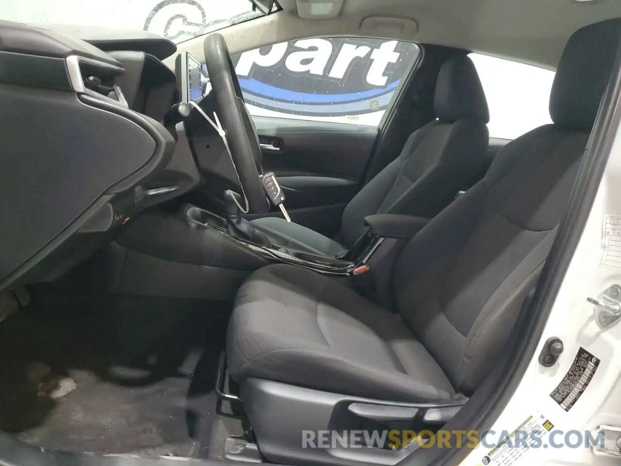 7 fotografías del automóvil dañado 5YFEPMAE4MP223575 TOYOTA COROLLA 2021