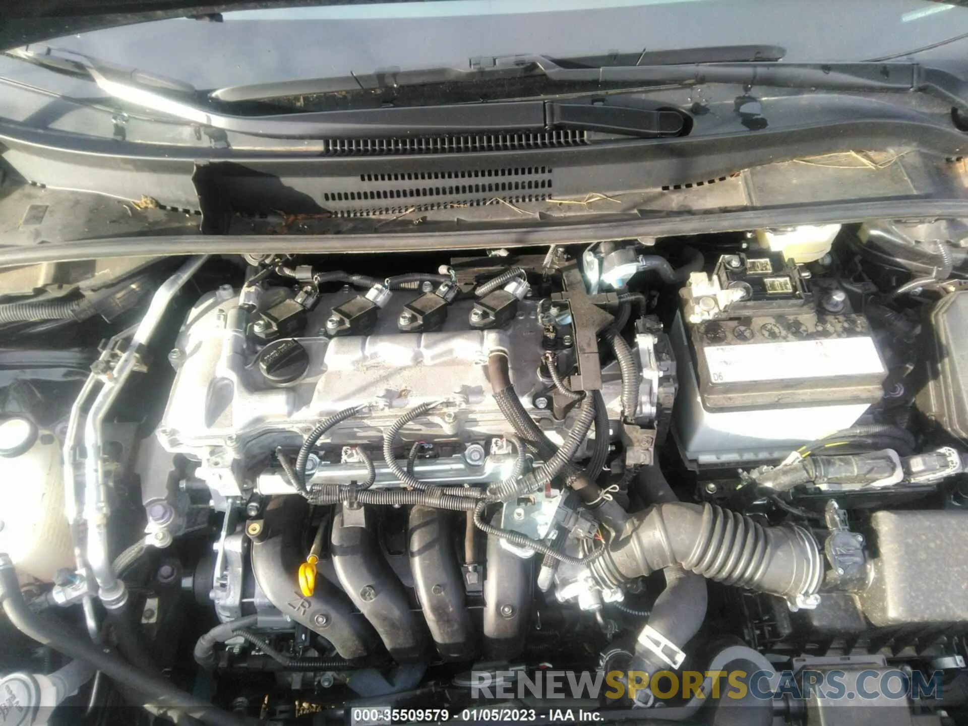10 fotografías del automóvil dañado 5YFEPMAE4MP229585 TOYOTA COROLLA 2021