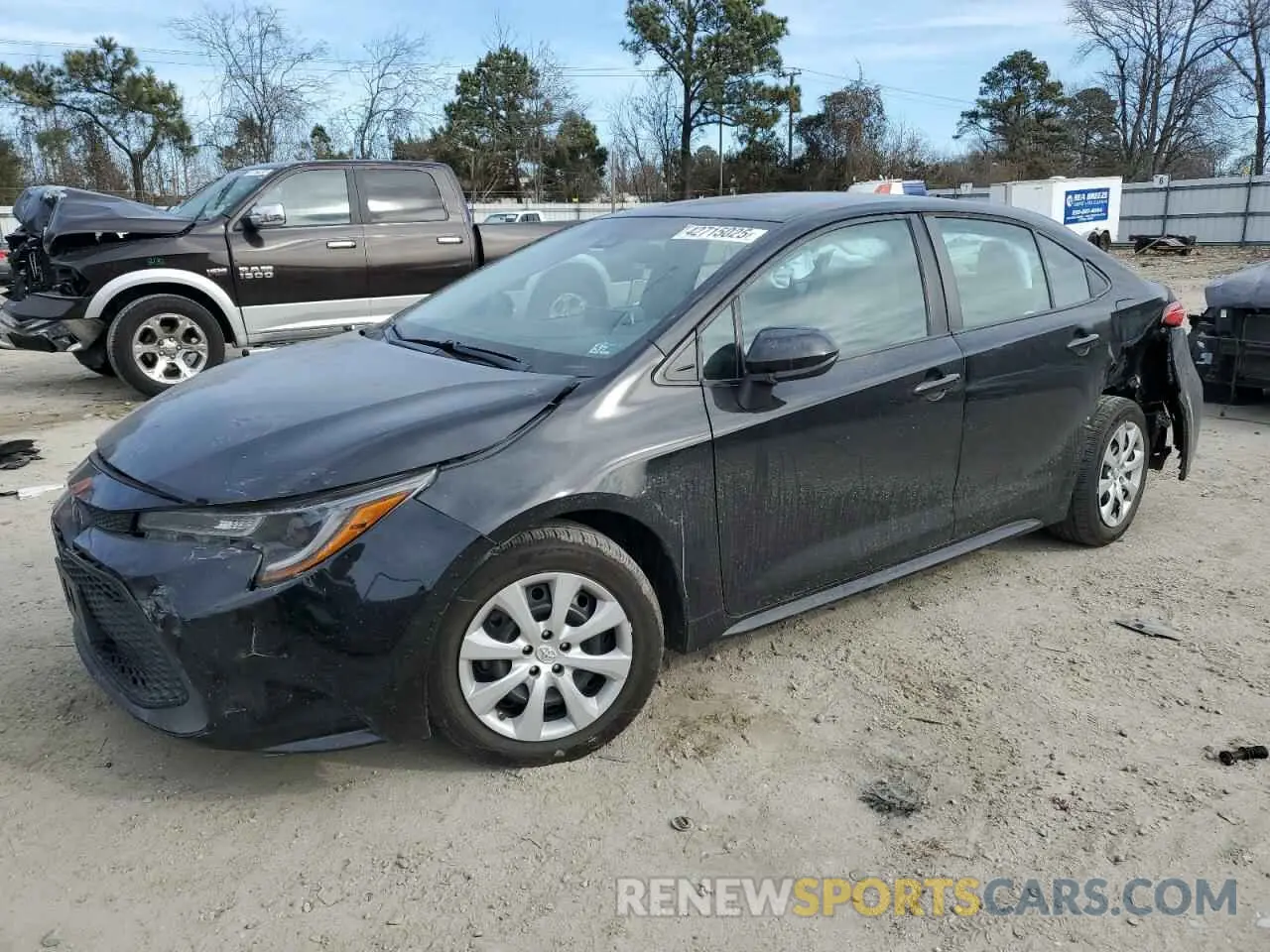 1 fotografías del automóvil dañado 5YFEPMAE4MP229697 TOYOTA COROLLA 2021