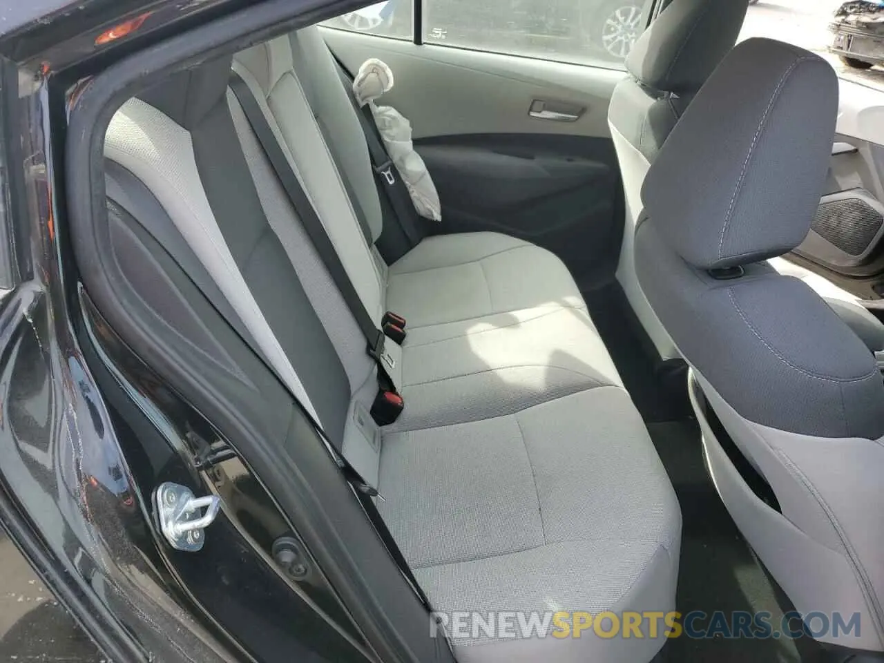10 fotografías del automóvil dañado 5YFEPMAE4MP229697 TOYOTA COROLLA 2021
